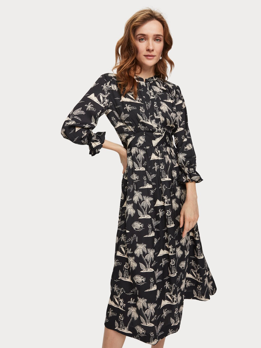 Maison sales scotch jurk