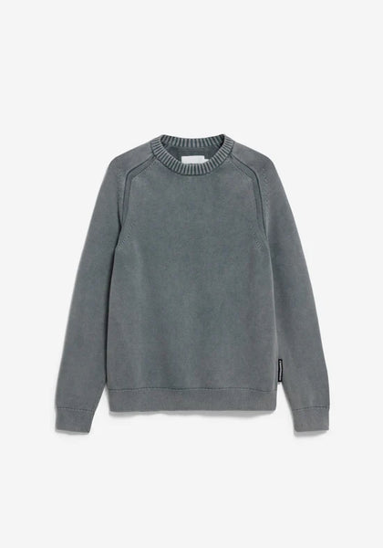 Armed Angels Vaanjo GMT Dyed Pullover - Space Steel (Grey)