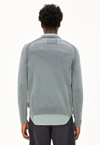 Armed Angels Vaanjo GMT Dyed Pullover - Space Steel (Grey)