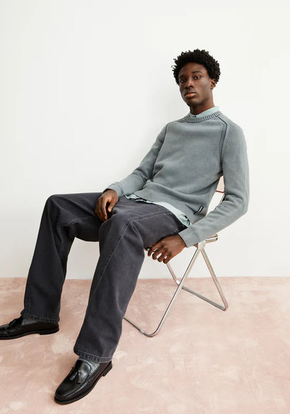 Armed Angels Vaanjo GMT Dyed Pullover - Space Steel (Grey)
