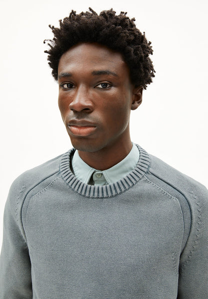 Armed Angels Vaanjo GMT Dyed Pullover - Space Steel (Grey)
