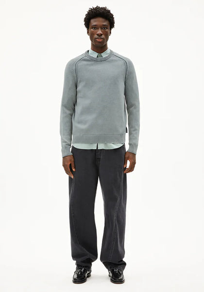 Armed Angels Vaanjo GMT Dyed Pullover - Space Steel (Grey)
