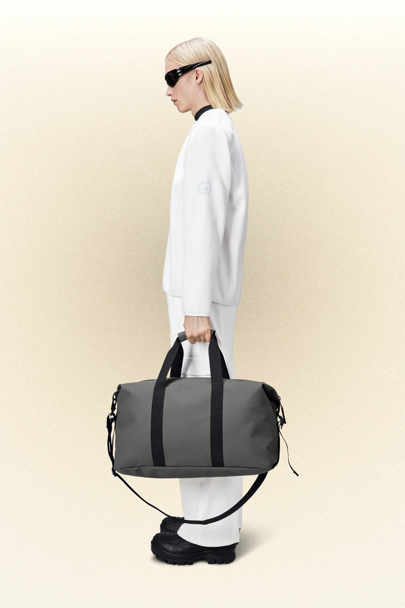 Rains Hilo Weekend Bag W3 Grey – Badger Clothing