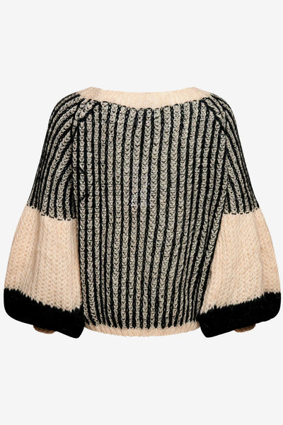Noella - Liana Knit - Cream/Black