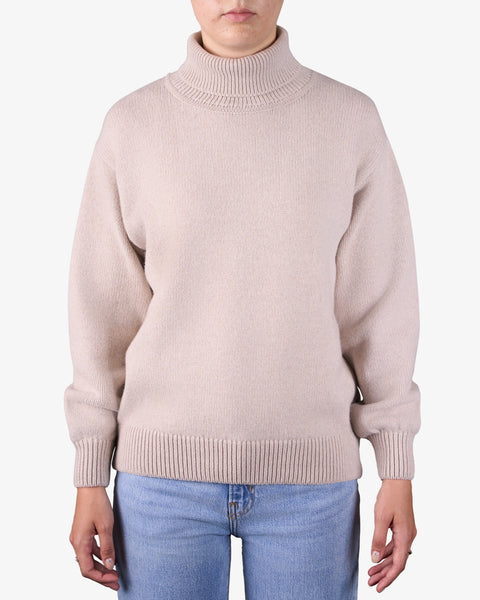 Merino Turtle Neck - Warm Taupe