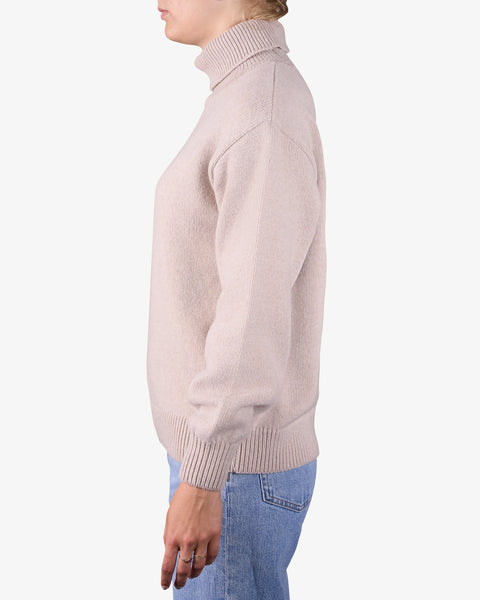 Merino Turtle Neck - Warm Taupe