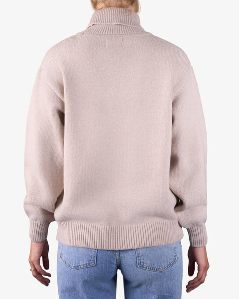 Merino Turtle Neck - Warm Taupe