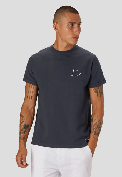 Clean Cut Copenhagen Patrick Organic Cotton Tee - Navy