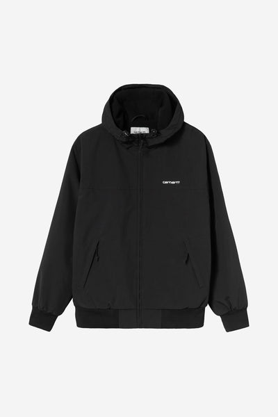 Carhartt WIP Hooded Sail Jacket - Black/White