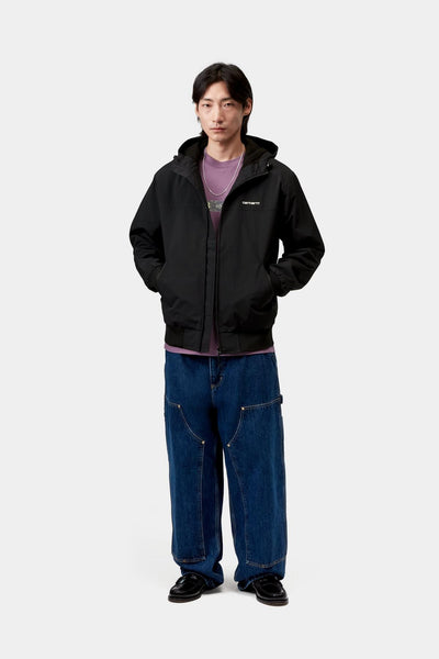 Carhartt WIP Hooded Sail Jacket - Black/White