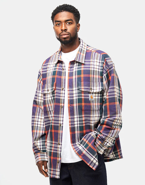Carhartt WIP Tambyln L/S Shirt - Tamblyn Check/Lakers