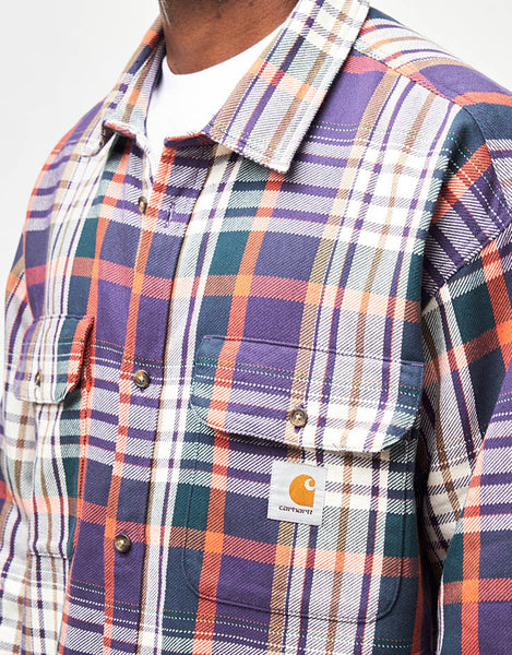 Carhartt WIP Tambyln L/S Shirt - Tamblyn Check/Lakers