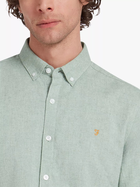 Farah L/S Steen Shirt - Green Meadow