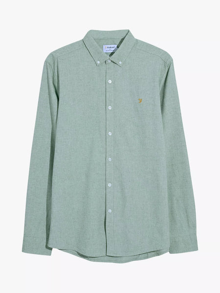 Farah L/S Steen Shirt - Green Meadow