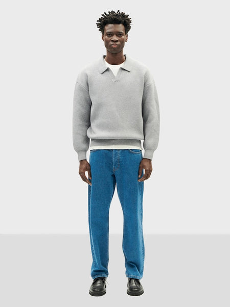 Thinking Mu Aritz Sweater - Grey Melange