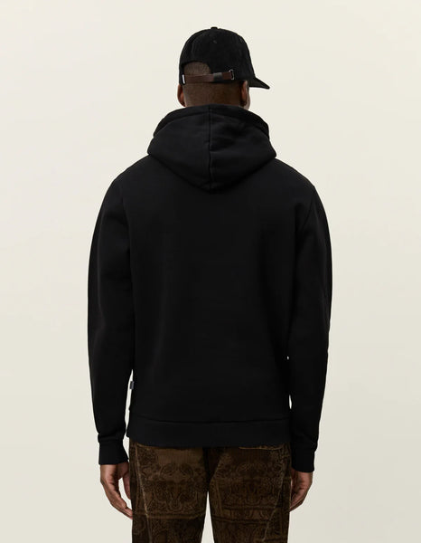 Les Deux Felipe Patch Hoodie - Black