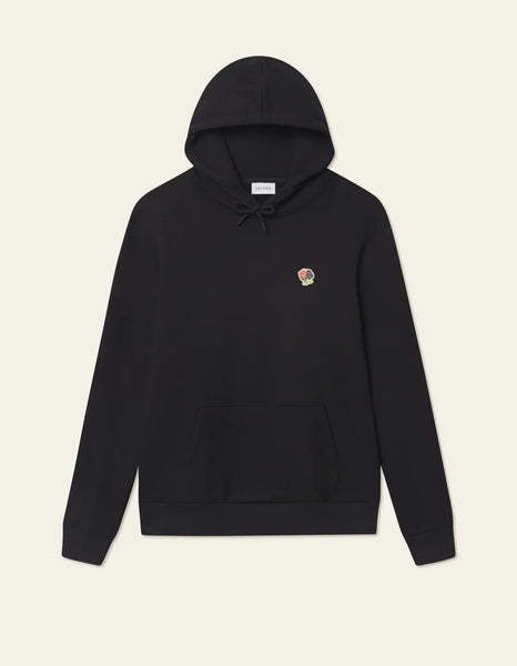 Les Deux Felipe Patch Hoodie - Black