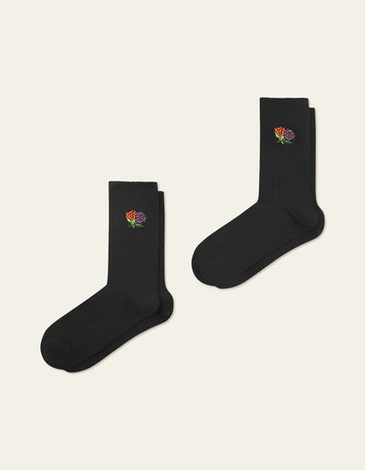 Les Deux Felipe Socks 2 Pack - Black