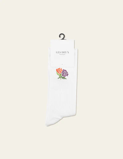 Les Deux Felipe Socks (2 Pack) - White