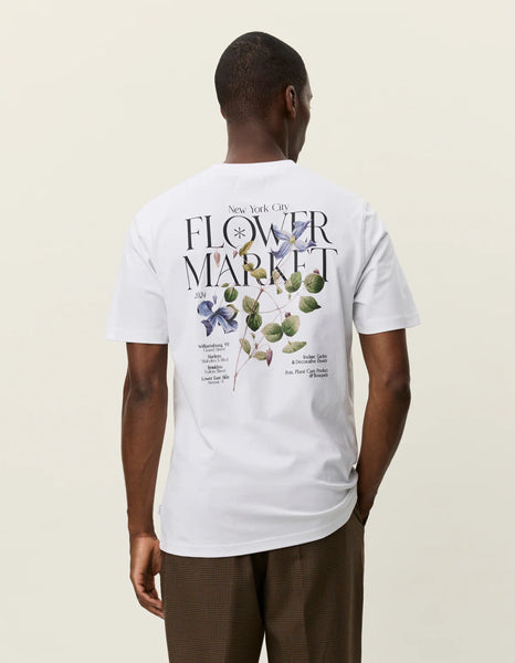 Les Deux Brady Flowermarket Tee - White