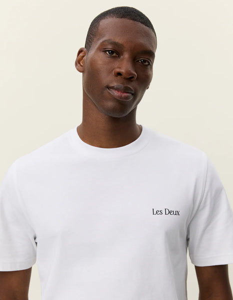 Les Deux Brady Flowermarket Tee - White