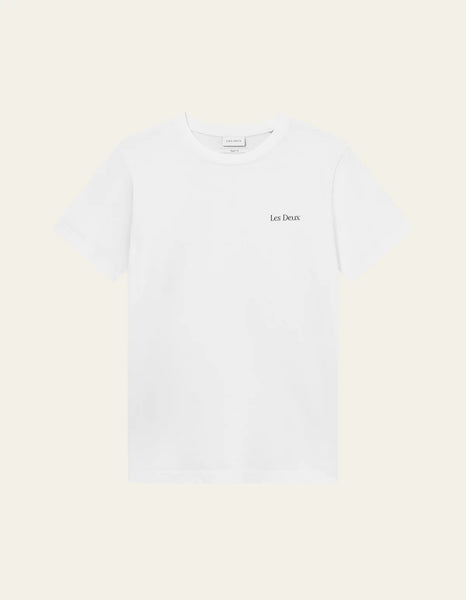 Les Deux Brady Flowermarket Tee - White