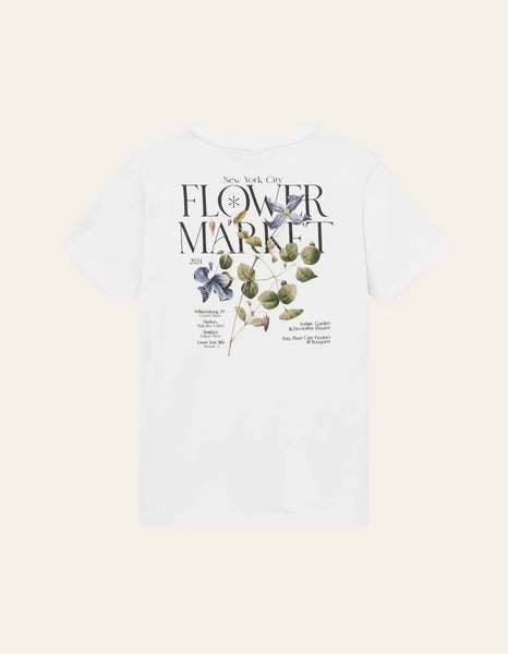 Les Deux Brady Flowermarket Tee - White