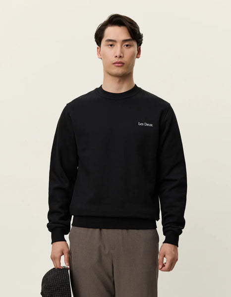 Les Deux Brady Flowermarket Sweat - Black
