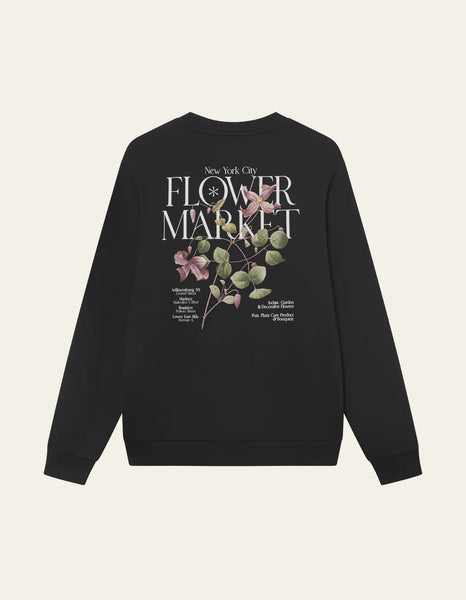 Les Deux Brady Flowermarket Sweat - Black