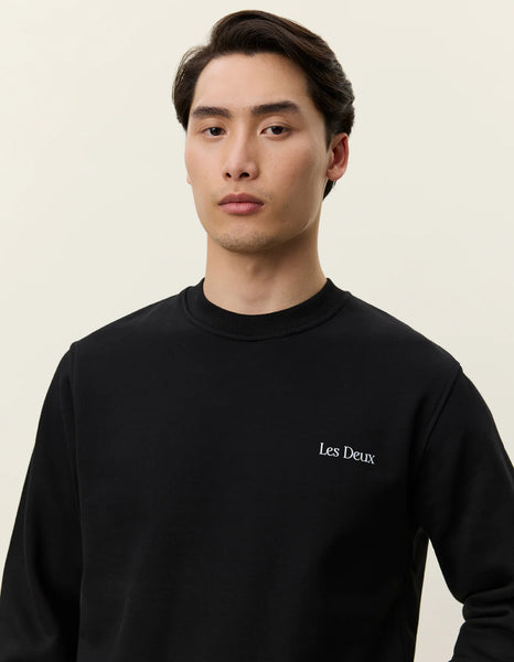 Les Deux Brady Flowermarket Sweat - Black