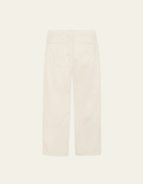 Les Deux Romeo Pleated Chino - Eggnog White