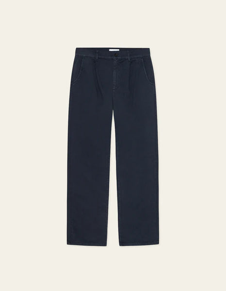 Les Deux Romeo Pleated Chino - Dark Navy