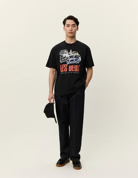 Les Deux Cole Rally Tee - Black