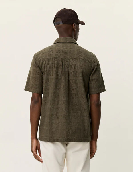 Les Deux Charlie S/S Shirt - Olive Night