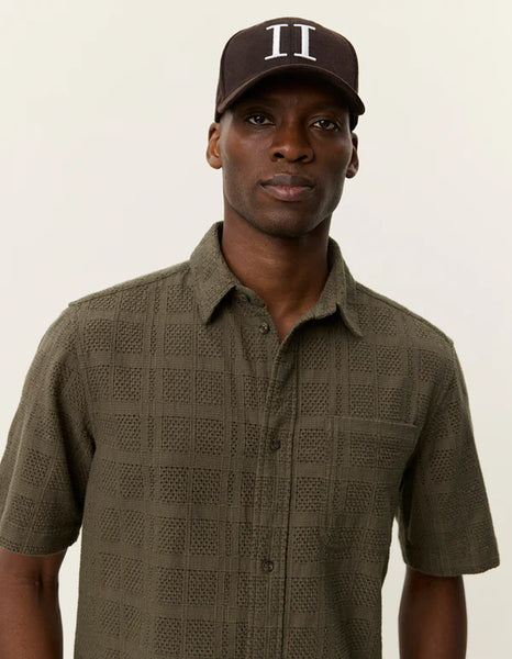 Les Deux Charlie S/S Shirt - Olive Night