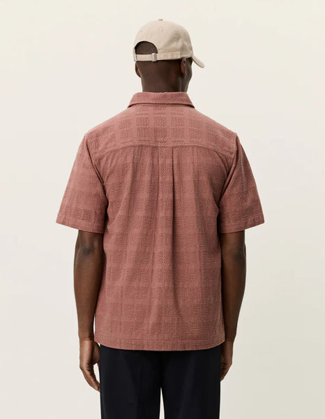Les Deux Charlie S/S Shirt - Cognac Red