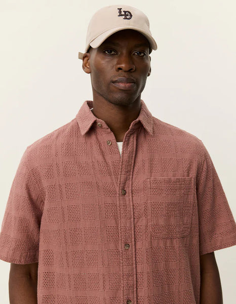 Les Deux Charlie S/S Shirt - Cognac Red