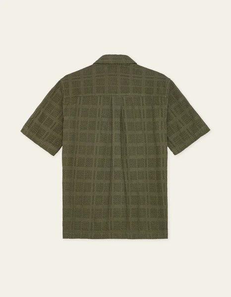 Les Deux Charlie S/S Shirt - Olive Night