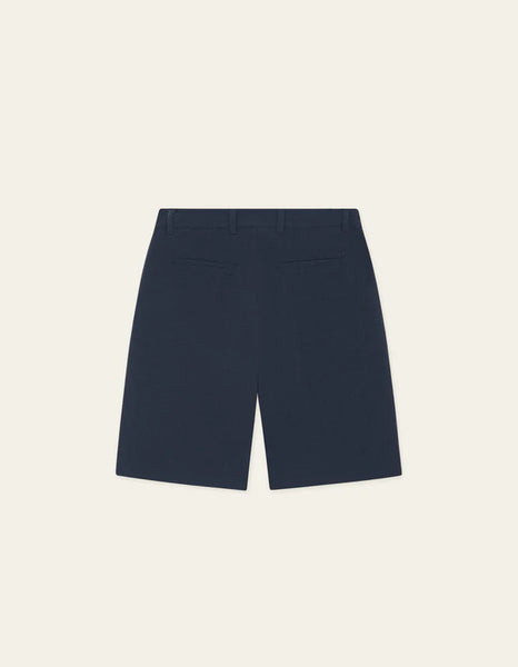 Les Deux Randall Seersucker Suit Shorts - Dark Navy