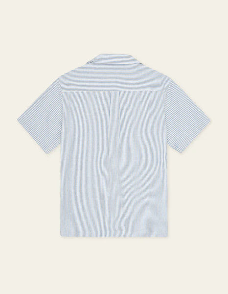 Les Deux Lukas Stripe Linen S/S Shirt - Allure