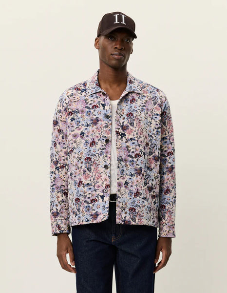 Les Deux Hugh Jacquard Overshirt - Ivory