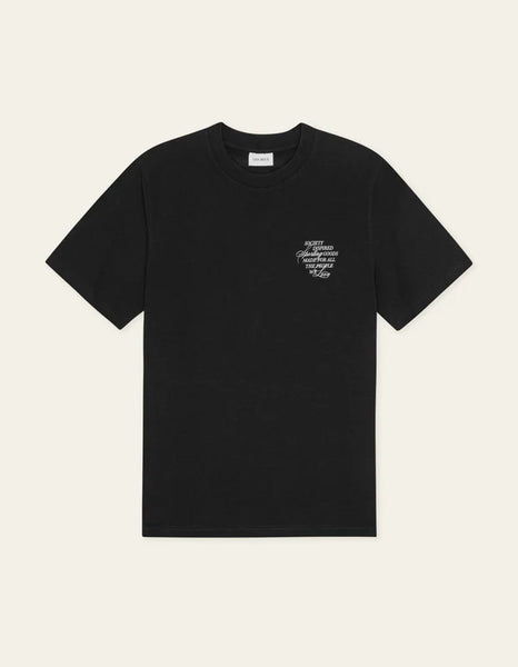 Les Deux Ben Faience Tee - Black