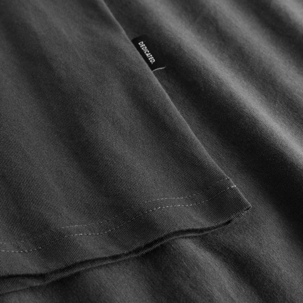 Dediated Stockholm Retro Bike Tee - Charcoal