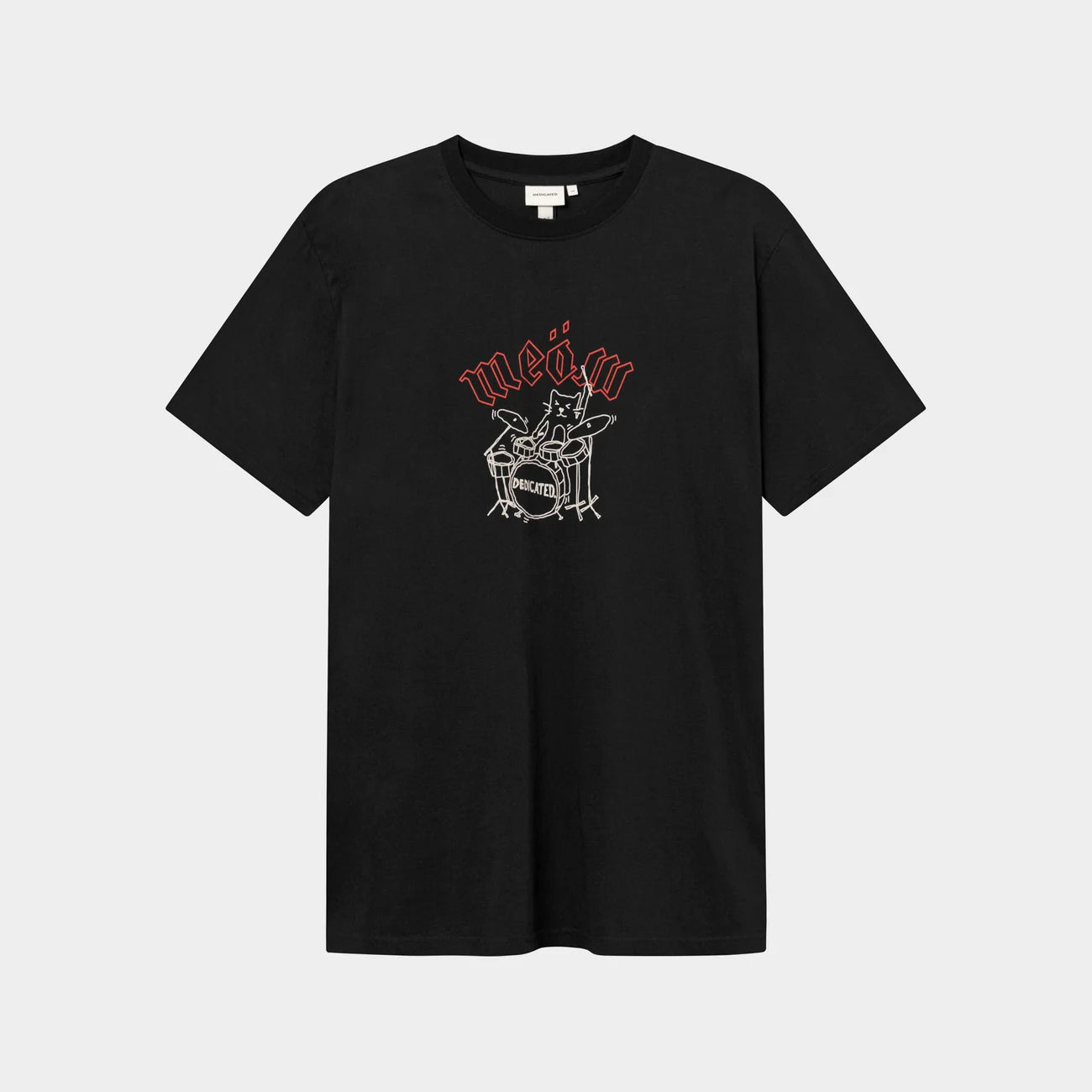 Dedicated Stockholm Meow Tee - Black