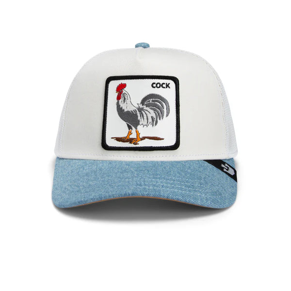 Goorin Bros. Rooster Fan Institutional ball Club Trucker cap - White