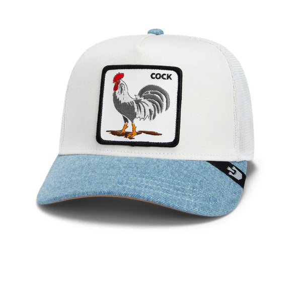 Goorin Bros. Rooster Fan Institutional ball Club Trucker cap - White