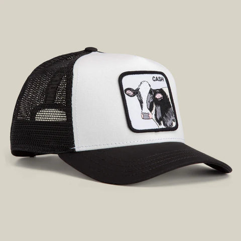 Goorin Bros. Cash Cow Trucker Cap - Dust/Off White/Black