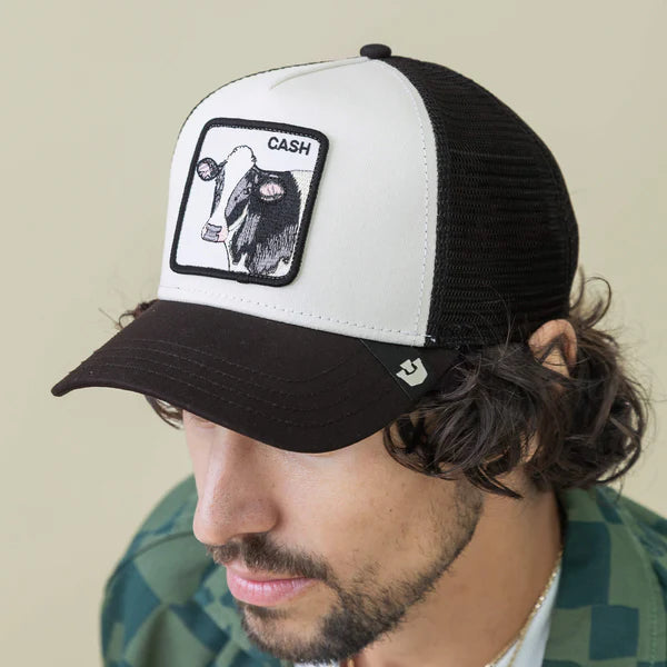 Goorin Bros. Cash Cow Trucker Cap - Dust/Off White/Black