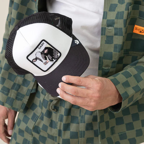 Goorin Bros. Cash Cow Trucker Cap - Dust/Off White/Black