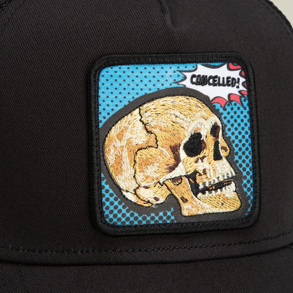 Goorin Bros. Popart Skull Trucker cap - Black